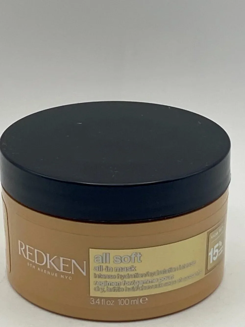 Redken All Soft All-In Mask Deep Conditioning Hair Treatment (3.4 fl oz / 100 ml